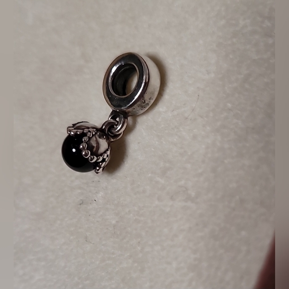 PANDORA Black Onyx Dangle Charm - Picture 3 of 5